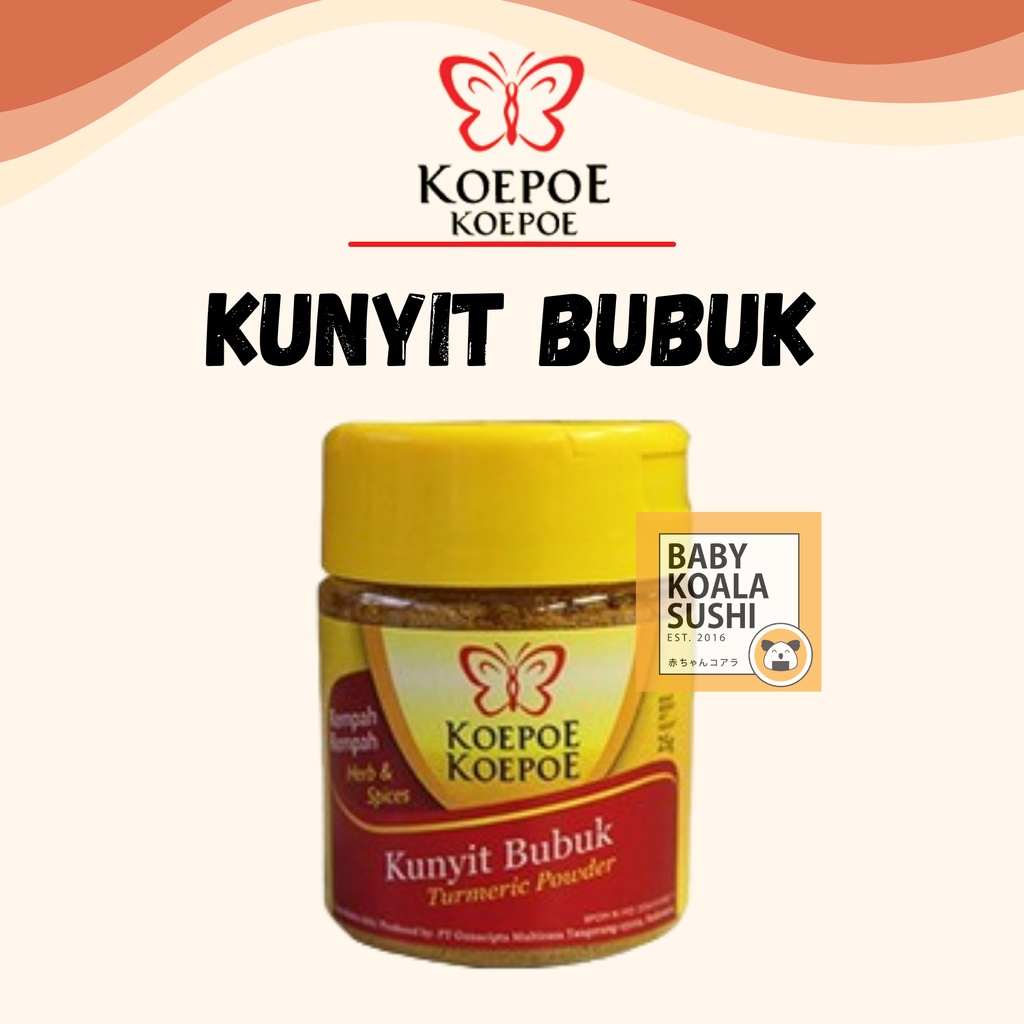 KOEPOE Kunyit Bubuk 25 g Halal | Turmeric Powder