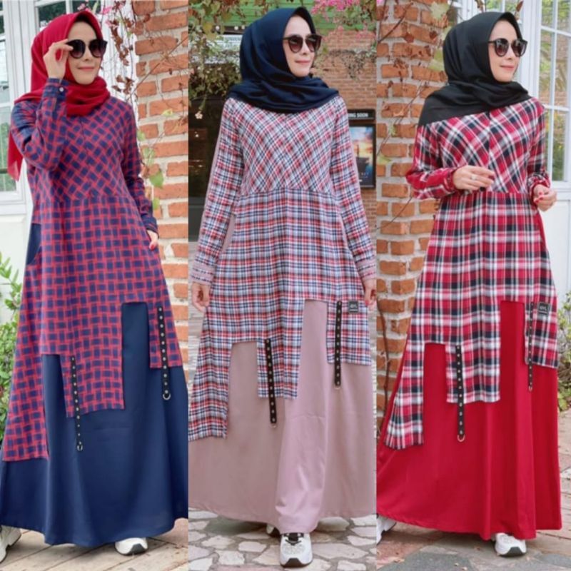 DRESS GAMIS WANITA MAXY FOKU BY GYL AUTHENTIC ORIGINAL