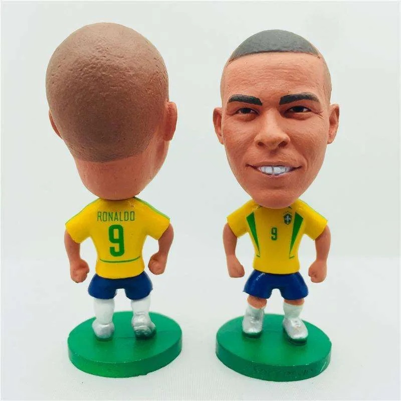 Soccerwe Soccer Action Figure - Ronaldo Brazil #9