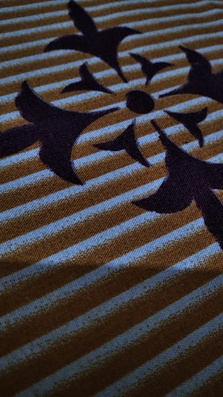 Batik Tunik Shibori Jumputan Terbaru All Size 106cm / Hrb026 Yelbor Navbor / Biru Putih / Original.