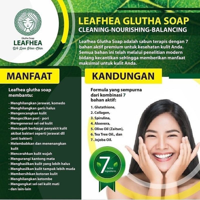 [ORIGINAL] [COD] SABUN LEAFHEA 1 BOX ISI 16PC