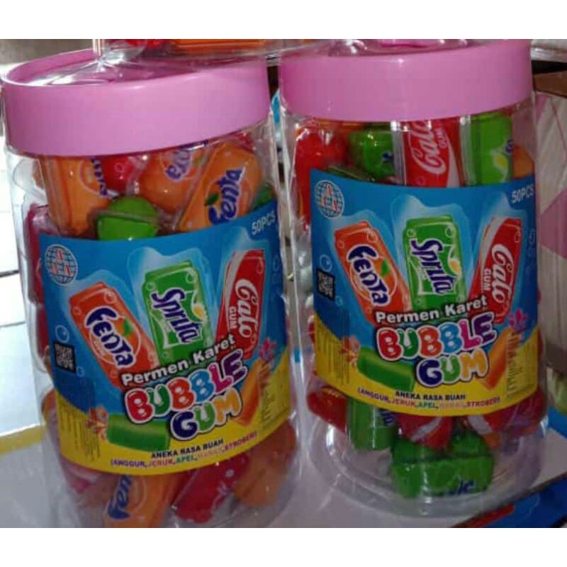 

permen bubble gum aneka rasa