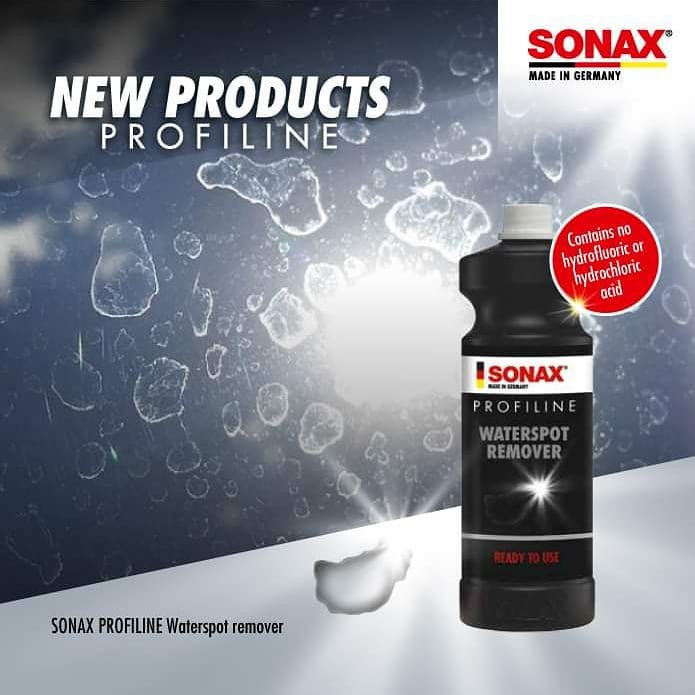 SONAX Profiline Waterspot Remover 250ml Repack Pembersih Kerak Air Jamur Kaca Noda Kotoran MURAH