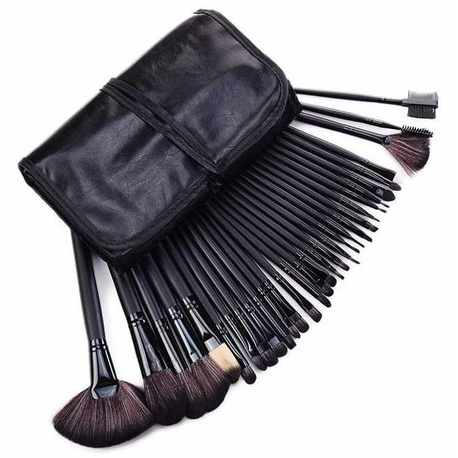 HOLLXMALL | BIUTTE.CO BRUSH ALAT MAKE UP 32 SET DENGAN POUCH || ALAT KECANTIKAN WANITA BARANG UNIK -