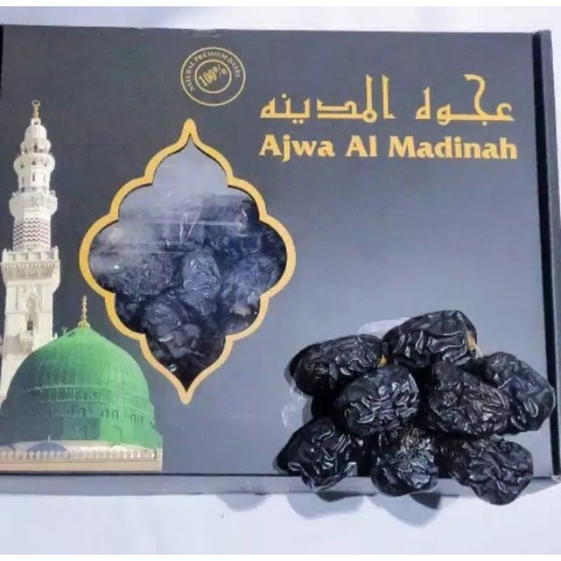 

Kurma Ajwa Madinah 1kg / Kurma Ajwa 1kg / Kurma ajwa gede A kemasan 1kg / kurma ajwa nabi murah