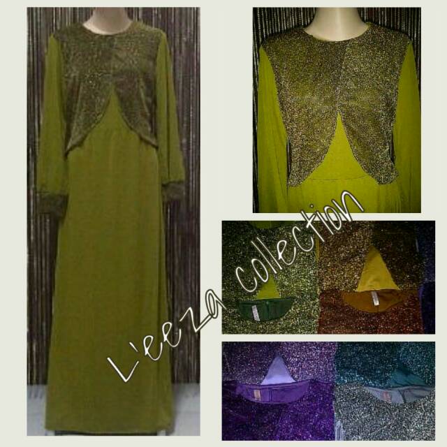 Gamis jersey rompi