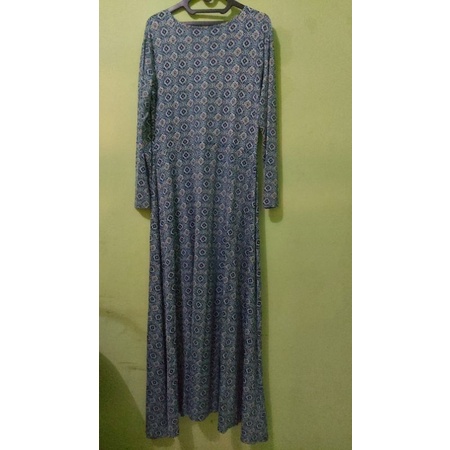 GAMIS MOTIF BATIK SPANDEK ELZATTA PRELOVED