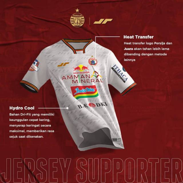 JERSEY PERSIJA 2020 HOME ORIGINAL SUPPORTER VERSI