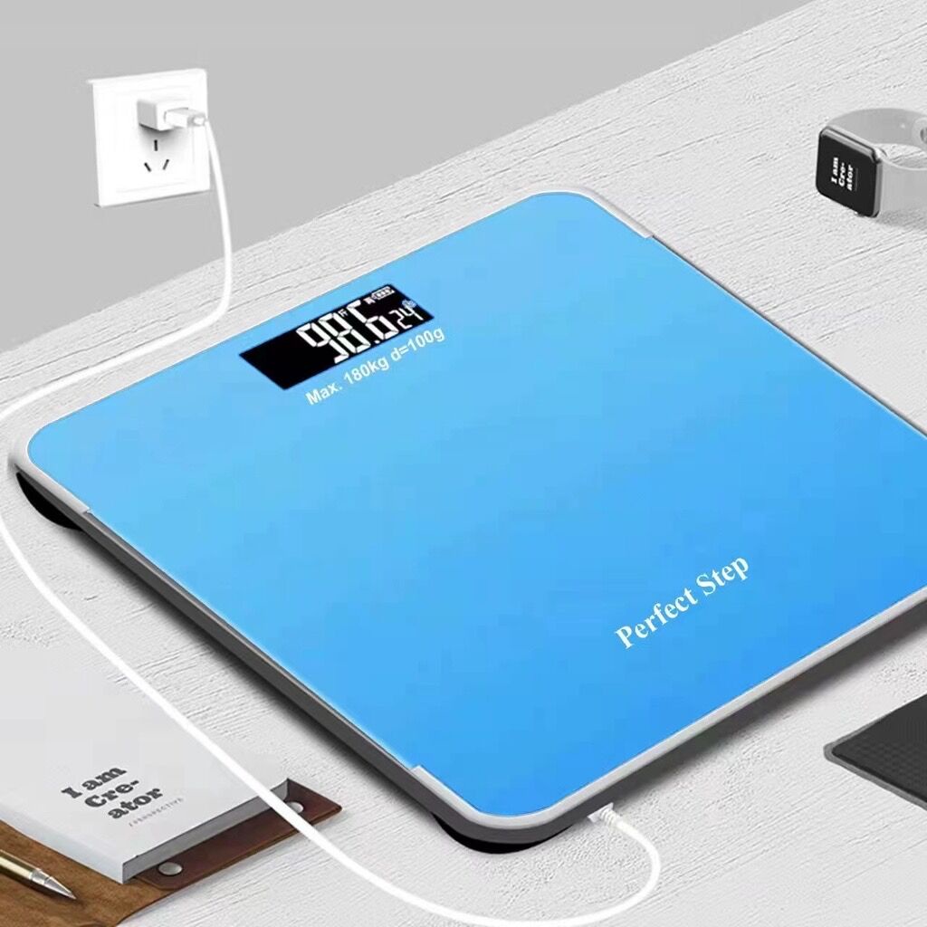 Timbangan Badan Digital USB 180kg--Timbangan badan digital baterai --anti pecah26x26