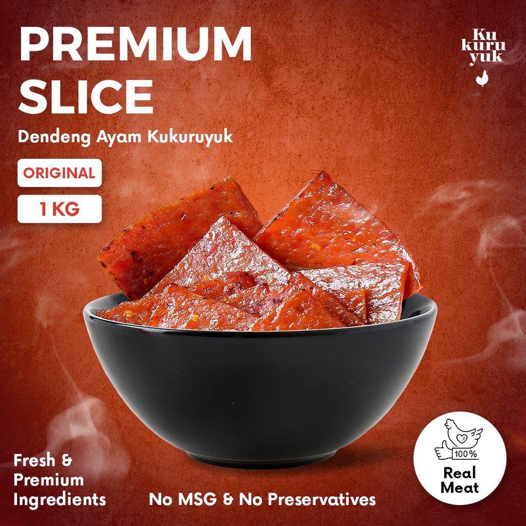

[PREMIUM] Dendeng Ayam Kukuruyuk Makanan Siap Saji - 1 Kilogram