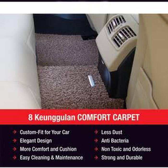Karpet comfort deluxe khusus Vios 2003-2005 2 baris