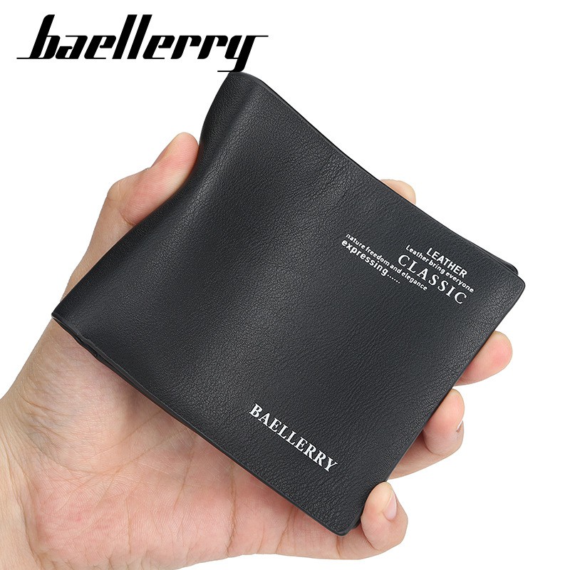 BAELLERRY D1836 Dompet Pria Bahan Kulit PU Leather Premium WATCHKITE WKOS