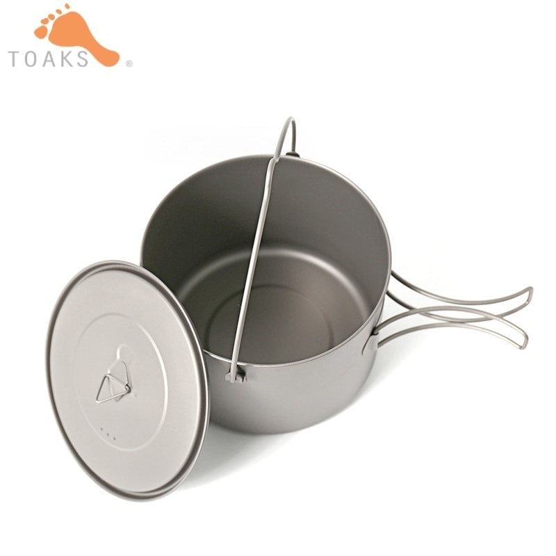 Panci Outdoor Toaks Titanium 1600ml Pot With Bail Handle