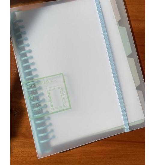 

Promo Keren BINDER WENGU A5 B5 LABEL TRANSPARAN TALI RING BESI PASTEL
