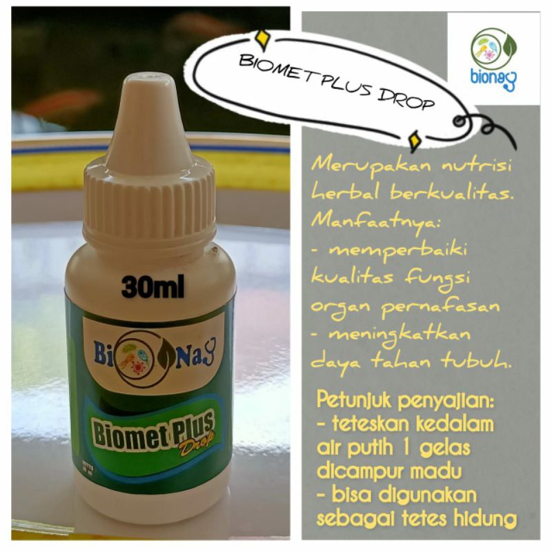 BIOMET PLUS UNTUK TETES HIDUNG / BIOVID