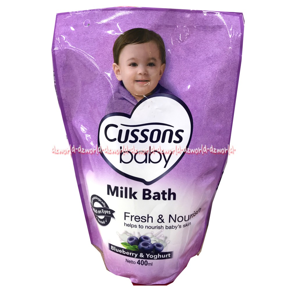 Cussons Baby Milk Bath Fresh &amp; Nourish Pouch 400ml