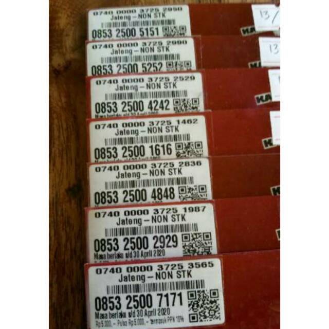 nomer cantik As ribuan abab