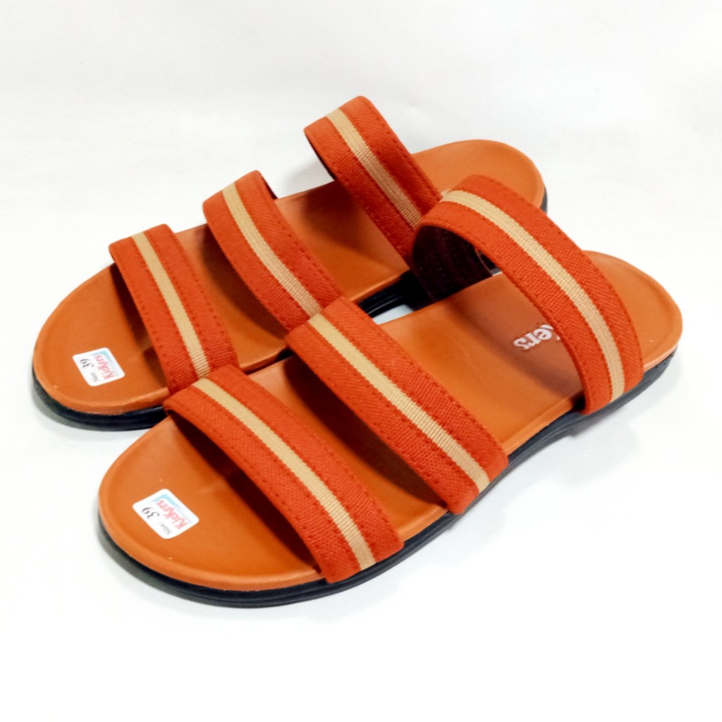 Kickers HR.01 Sandal Pria Dewasa Slop 3 Band Size 39-43