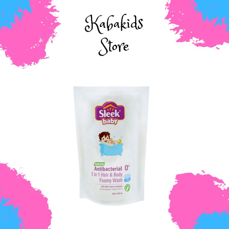 Sleek Baby 2in1 Hair And Body Foamy Wash Refill 250 ml