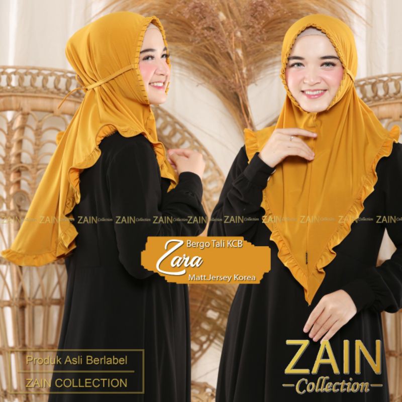 (((ORIGINAL ZAIN))) Hijab instan Tali ZARA KCB