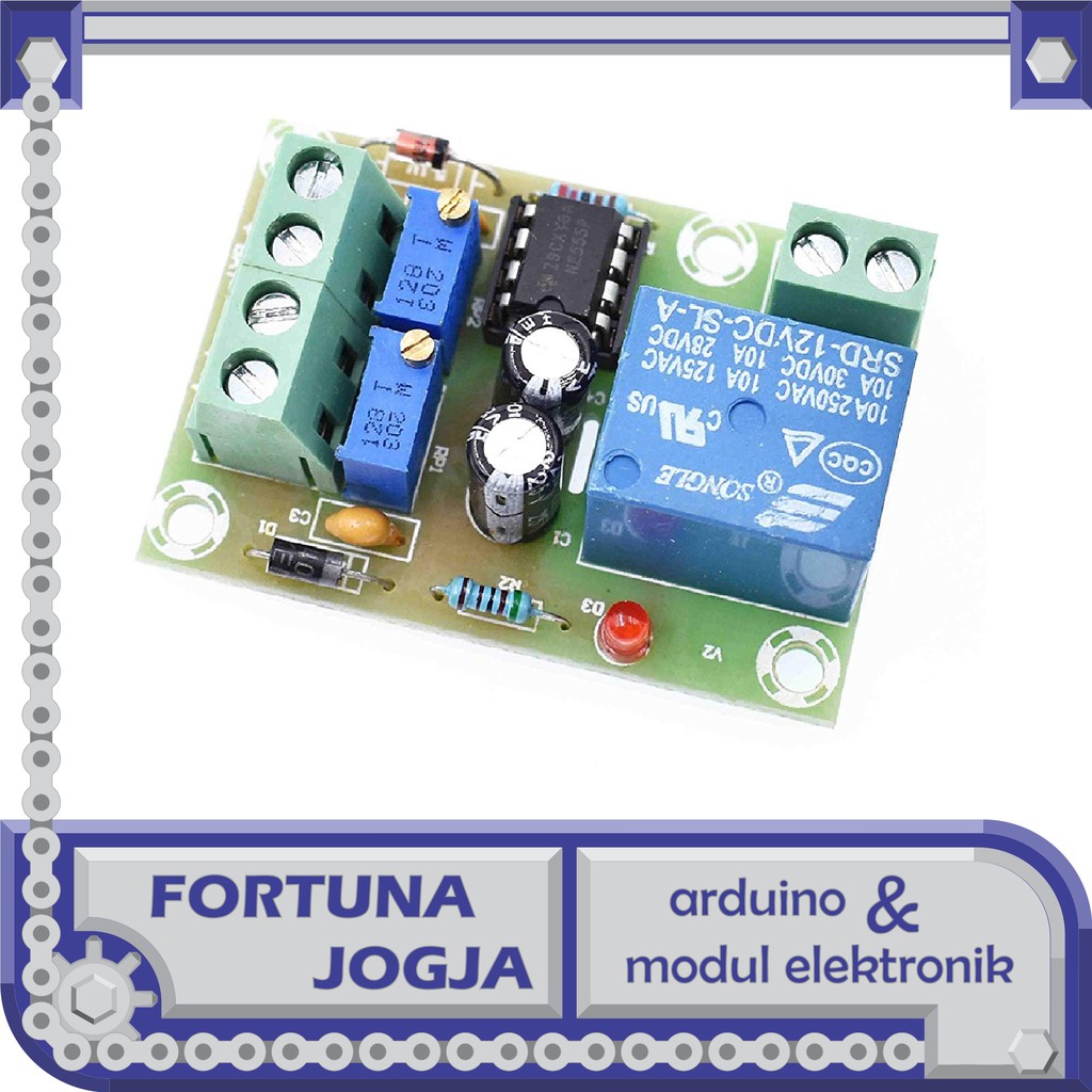 Battery Charger Control Module 12V XH-M601 Pengendali Pengisian Aki