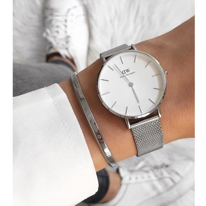 Terlaris Cod Jam Tangan Wanita DwE Single Set Grade KW Super Stainliss