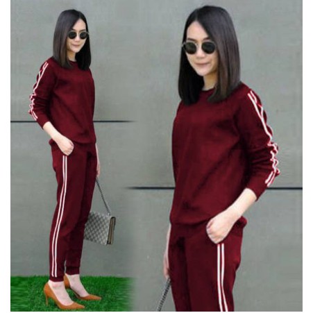 PROMO stelan olahraga balenci baju senam muslim ba Setelan Wanita Adidas Training Babyterry Jumbo Bi