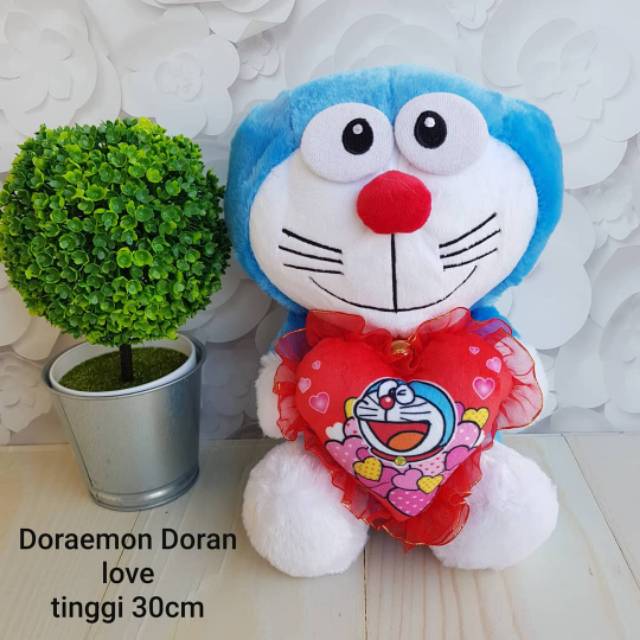 BONEKA DORAEMON DORAN LOVE 30 CM