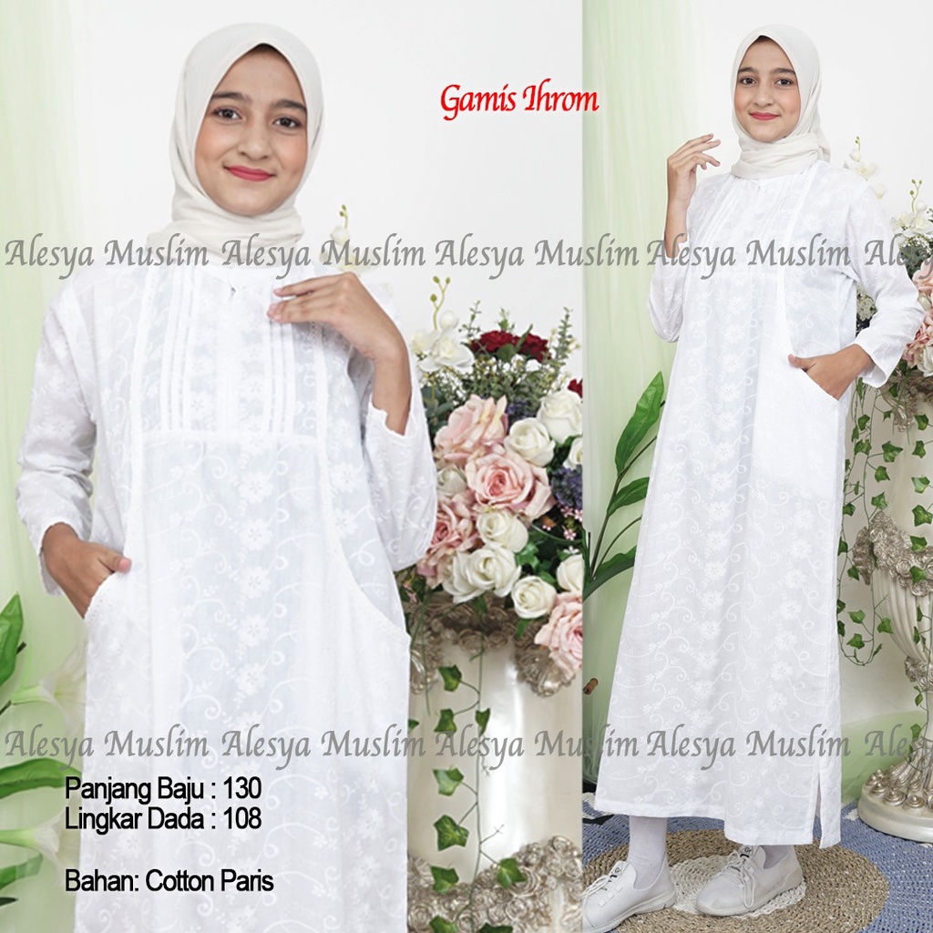 GAMIS KATUN PARIS HAJI UMROH PREMIUM BISA COD