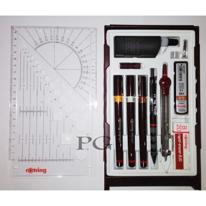 

ROTRING RAPIDO ISOGRAPH SET 0.1/0.3/0.8