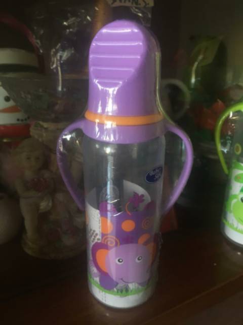 Babysafe Feeding Bottle 250 ml with Handle / Baby Safe Botol Susu Bayi dengan Pegangan (JS005)