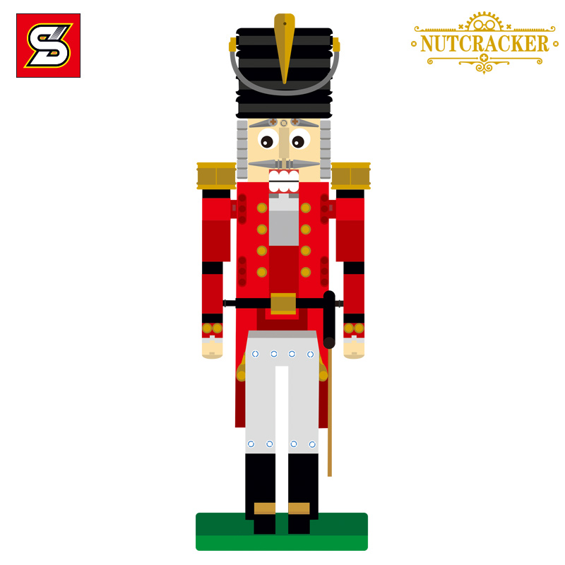 Figure Nutcracker Soldiers Soldiers Children Building Blocks Boys Intelligence Toys/Mainan Edukasi