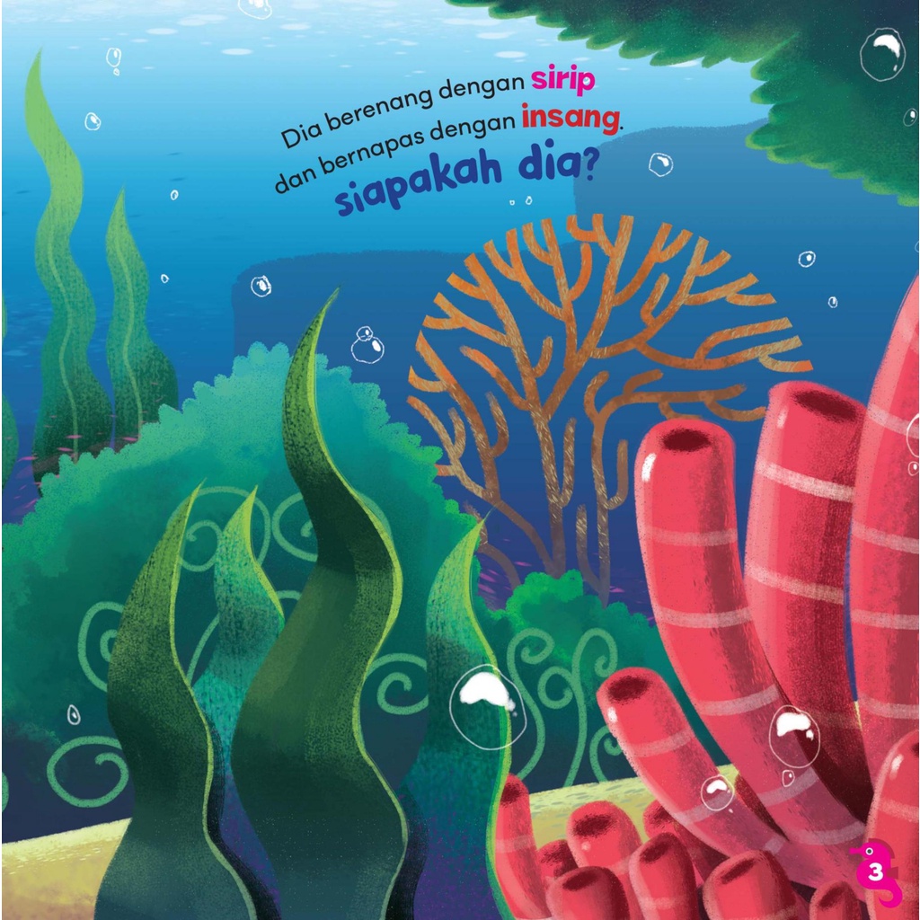 Buku Seri Hewan Laut - Sluurp! Kuda Laut Makan - Gema Insani 100% Original