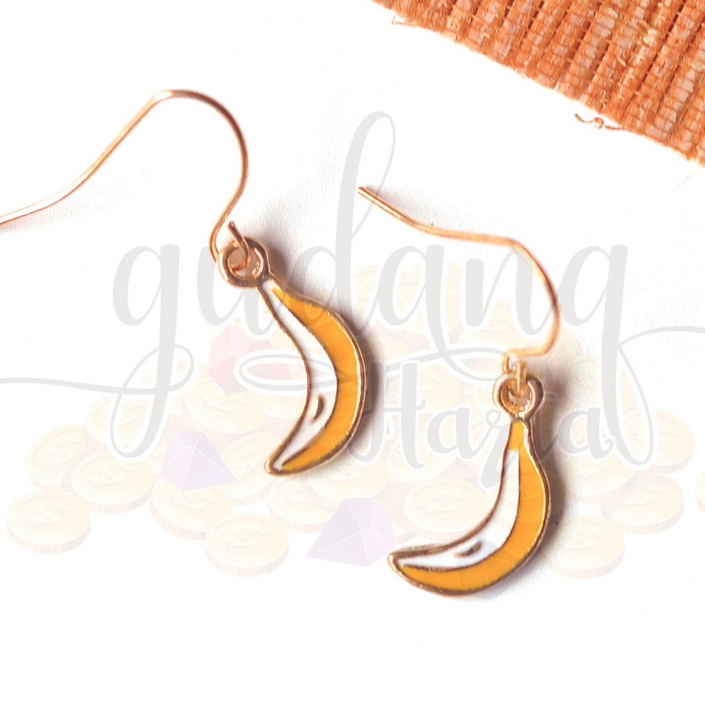 Anting Fruit Series Pisang Banana Earrings GH 203118