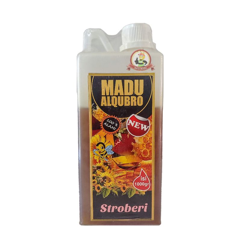 

Madu Nektar Stroberi Madu Asli Murni Al Qubro 1Kg
