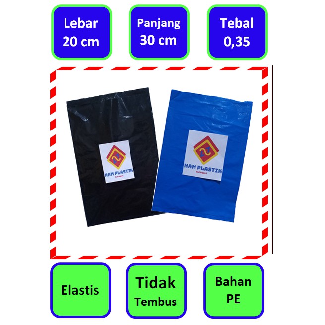 Grosir Plastik Packing Online Shop 20 X 30 Cm / Per Lembar / Tanpa Perekat/ Plastik Onlineshop Murah