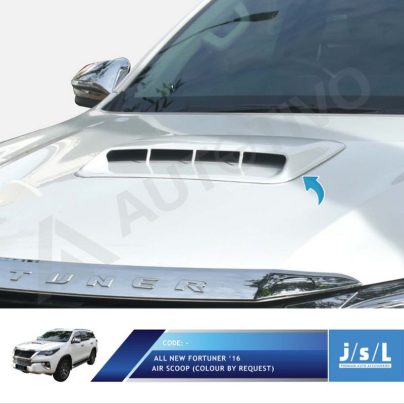 air scoop all new Fortuner colour by reqeust jsl