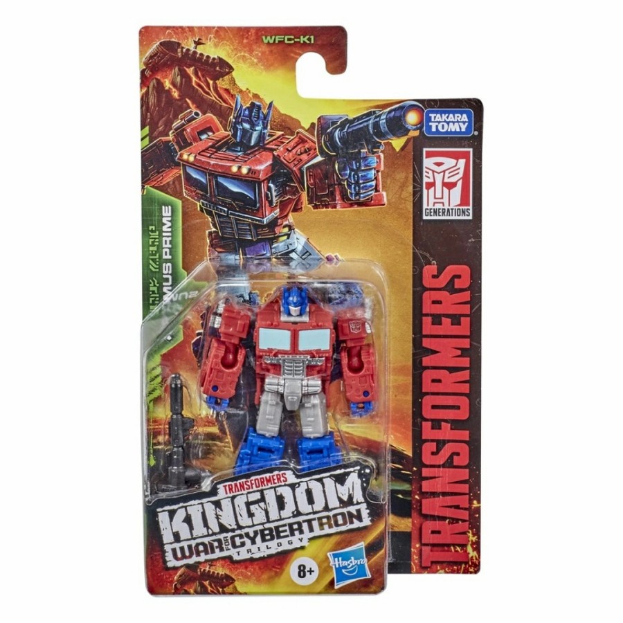 Optimus Prime Transformers War for Cybeteon Kingdom Core Class WFC-K1