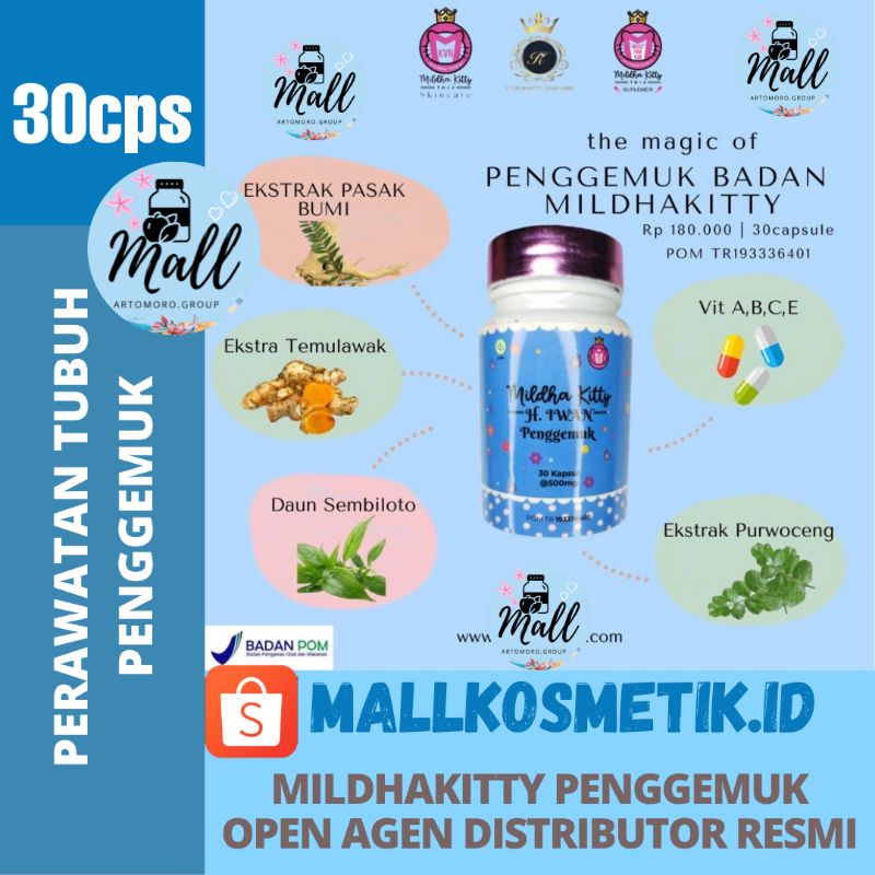 MILDHAKITTY SUPLEMEN PENGGEMUK BPOM BADAN BERISI