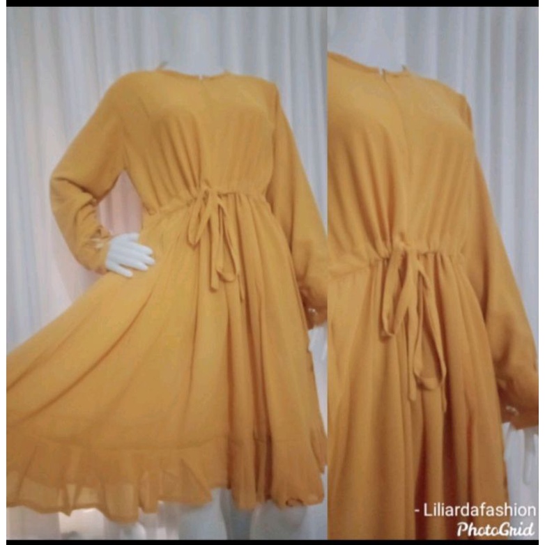 TUNIK SERUT SLETING DEPAN LENGAN PANJANG POLOS BUSUI