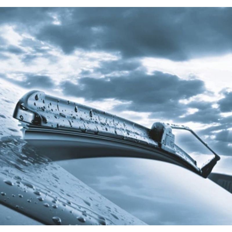 sepasang wiper frameless mobil wiper blade 14" inch - 26" inch