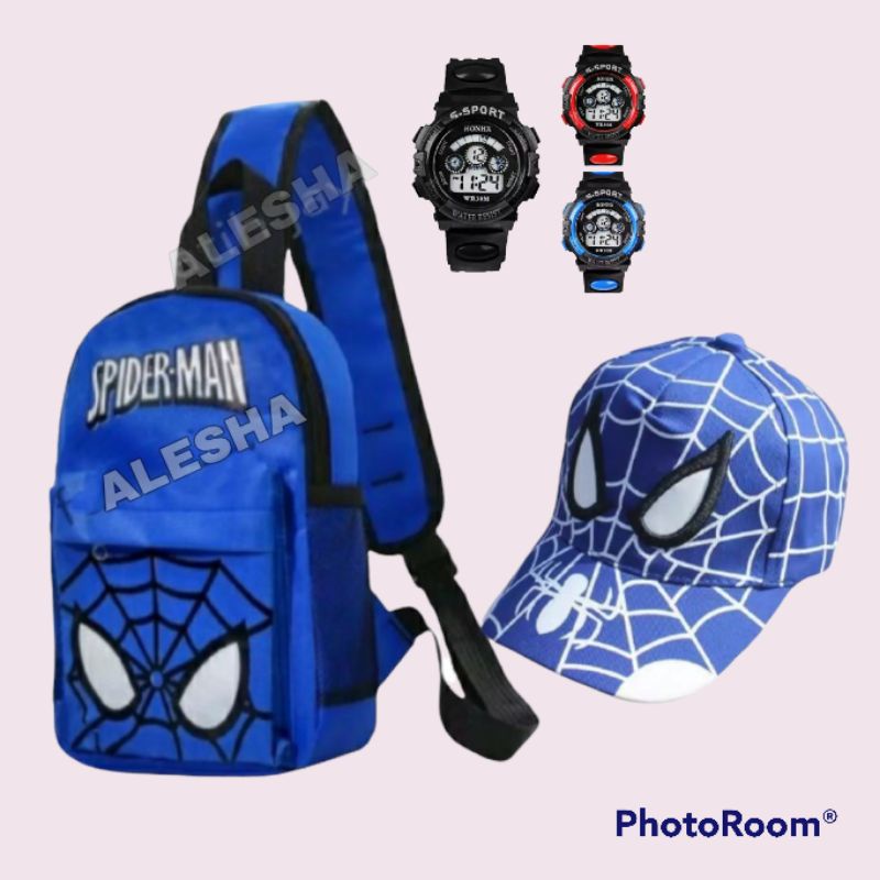 Waistbag/Tas Selempang Anak Laki-Laki Karakter FF Super Hero Murah