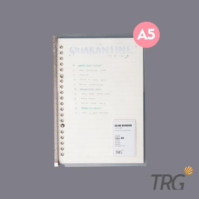 

BISA BAYAR DITEMPAT Slim File Binder Notebook A5 TRG - Buku Tulis Catatan Transparan TRG KOMPLIT Kode 300