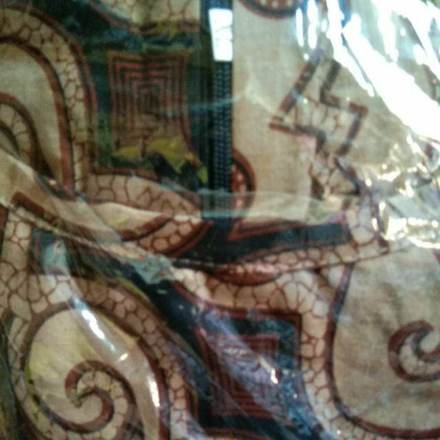 M-l-xl-xxl Batik Tunik Wanita Asj Sa Hrb026 Kenongo Pekalongan Sogan Tulis