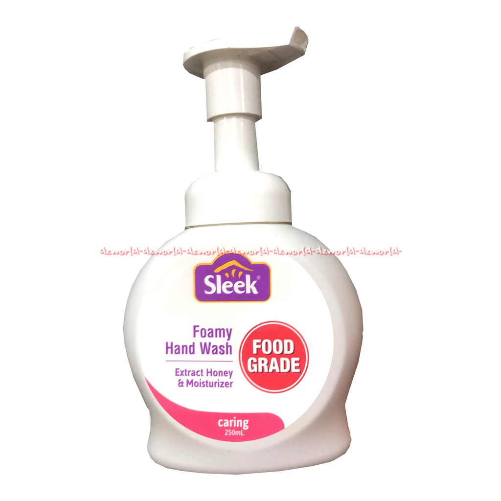 Sleek Foamy And Wash Food Grad Extra Oney Soothing 250ml Sabun Cuci Tangan