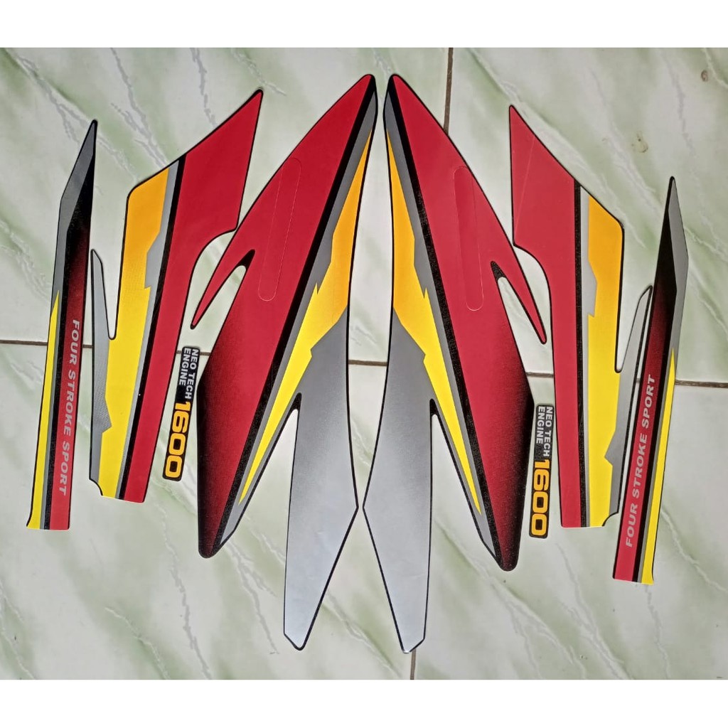 stiker striping honda gl pro 1997