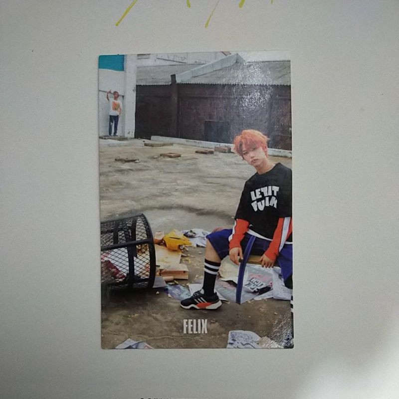 [BOOKED] PC Photocard - I am WHO Felix Behind