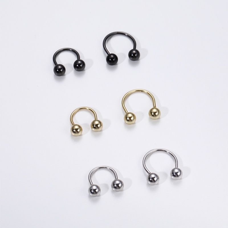 We Flower 1 Pasang Anting Tusuk Sterling Silver 925 Desain Bola Kecil Untuk Pria / Wanita