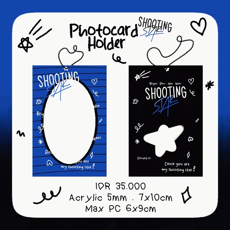 Shooting Star F4 Thailand Acrylic Photocard Holder By Cloudsd.co