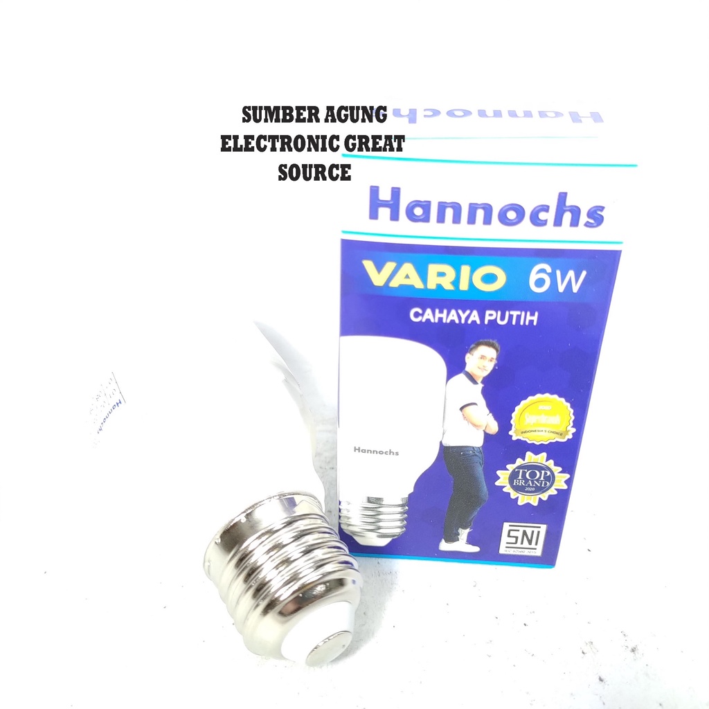 Hannochs Lampu LED Vario 6W Kapsul Capsule Cahaya Putih SNI Super Terang